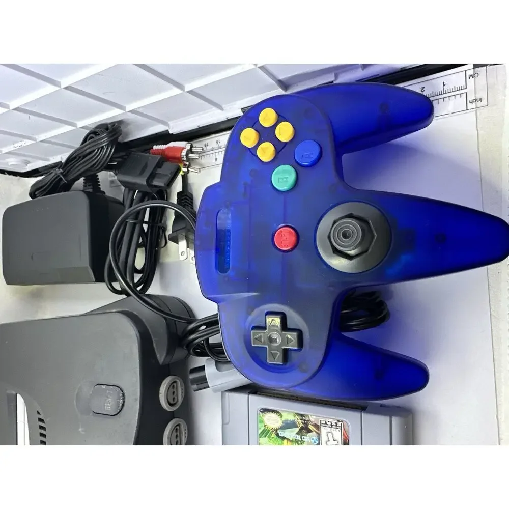 Nintendo 64 N64 Console Bundle w Controller Power Supply AV Cord 3 Games Retro